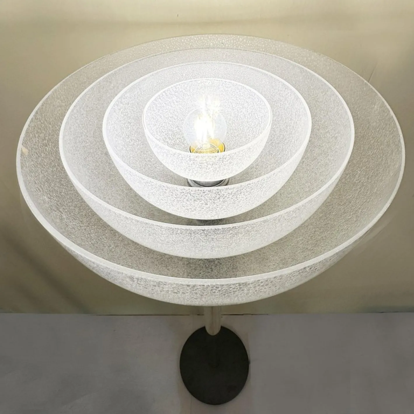 LT338 Stehlampe von Carlo Nason für Mazzega, 1960er