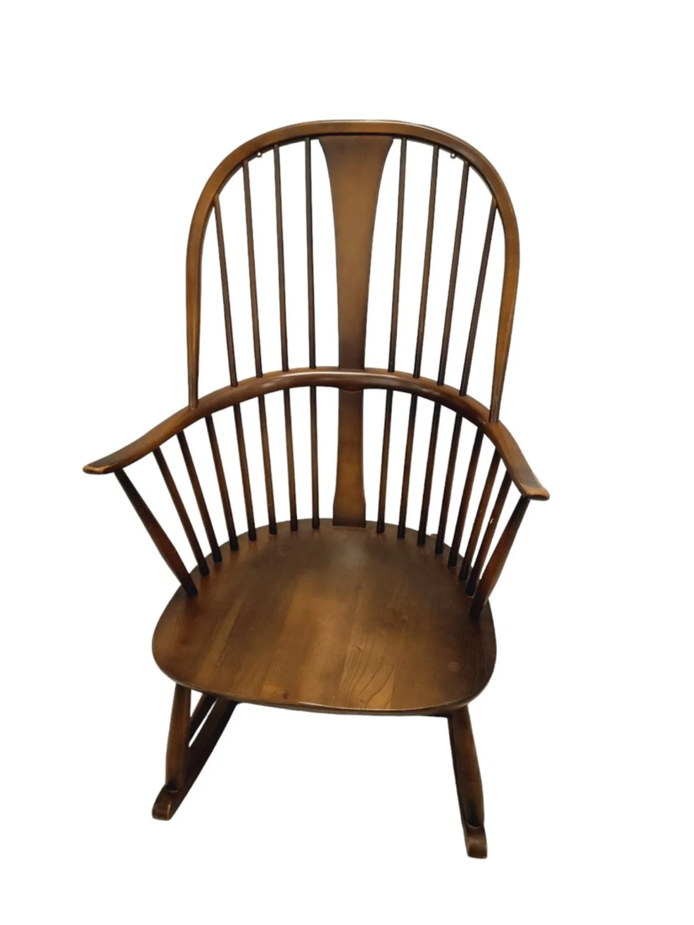 Lucian Ercolani zugeschriebener Mid-Century Modern Schaukelstuhl für Ercol