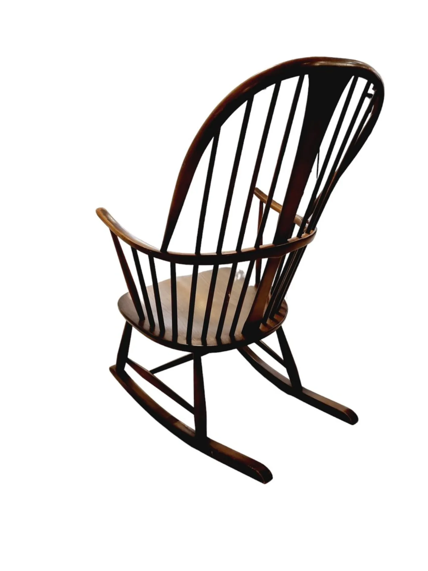 Lucian Ercolani zugeschriebener Mid-Century Modern Schaukelstuhl für Ercol