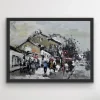 Magdalena Spasowicz, Warschau: New Town, Oil & Acrylic on Board, 2007