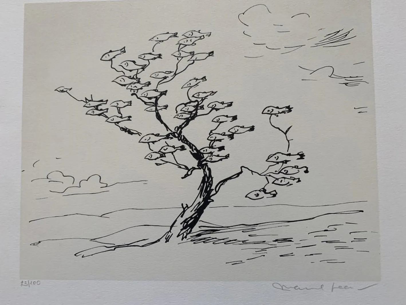 Marcel Jean, Surrealistische Komposition, 1960er, Lithographie