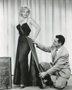 Marilyn Monroe & William Travilla Fotografie, 1950er