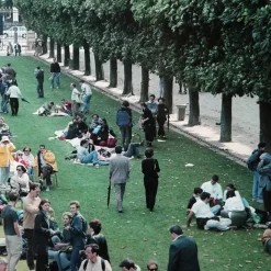 Massimo Vitali, Pic Nic Allée, 2000, Fotolithografie