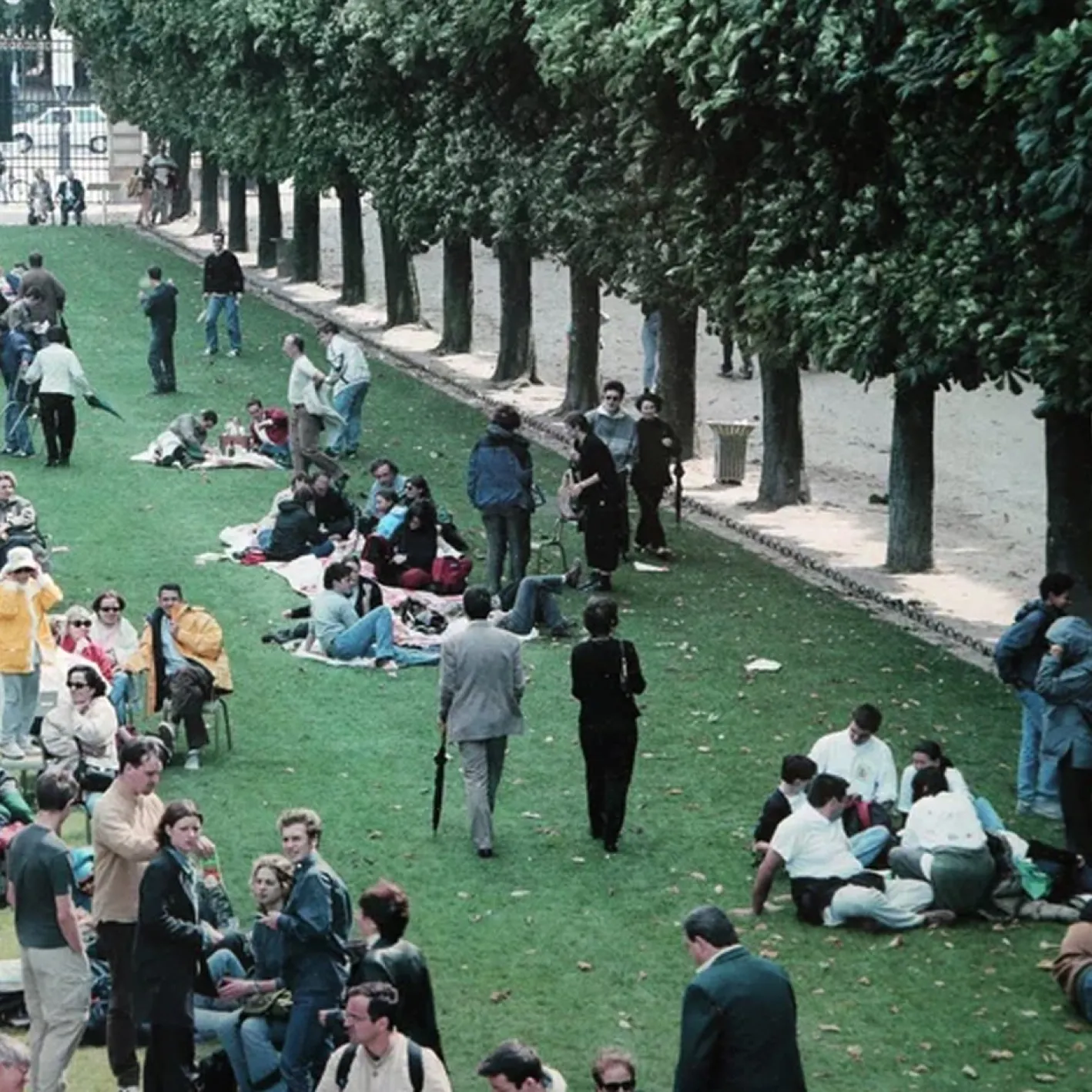 Massimo Vitali, Pic Nic Allée, 2000, Fotolithografie