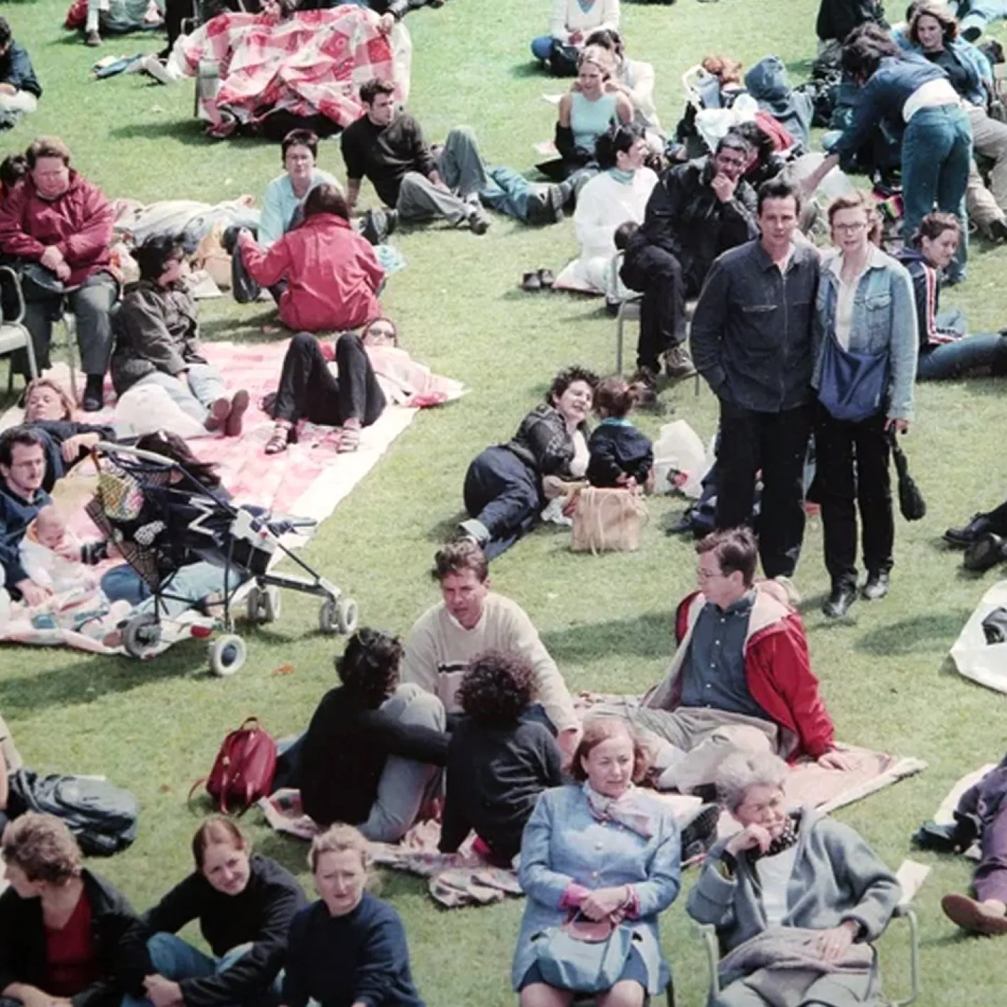 Massimo Vitali, Pic Nic Allée, 2000, Fotolithografie