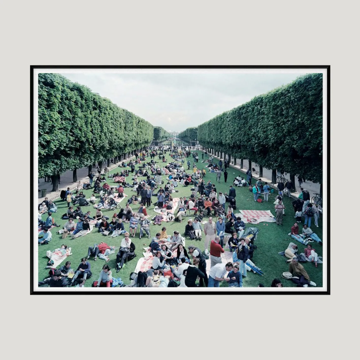 Massimo Vitali, Pic Nic Allée, 2000, Fotolithografie