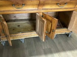 Metzgerblock aus Buche, 1890er