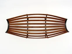 Mid-Century Teak Holz Obstkorb von Auböck, Österreich, 1950er