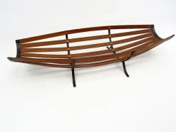 Mid-Century Teak Holz Obstkorb von Auböck, Österreich, 1950er