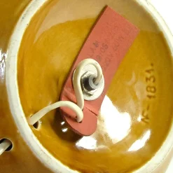 Mid-Century Tischlampe aus Keramik von Polam Piła, 1970er