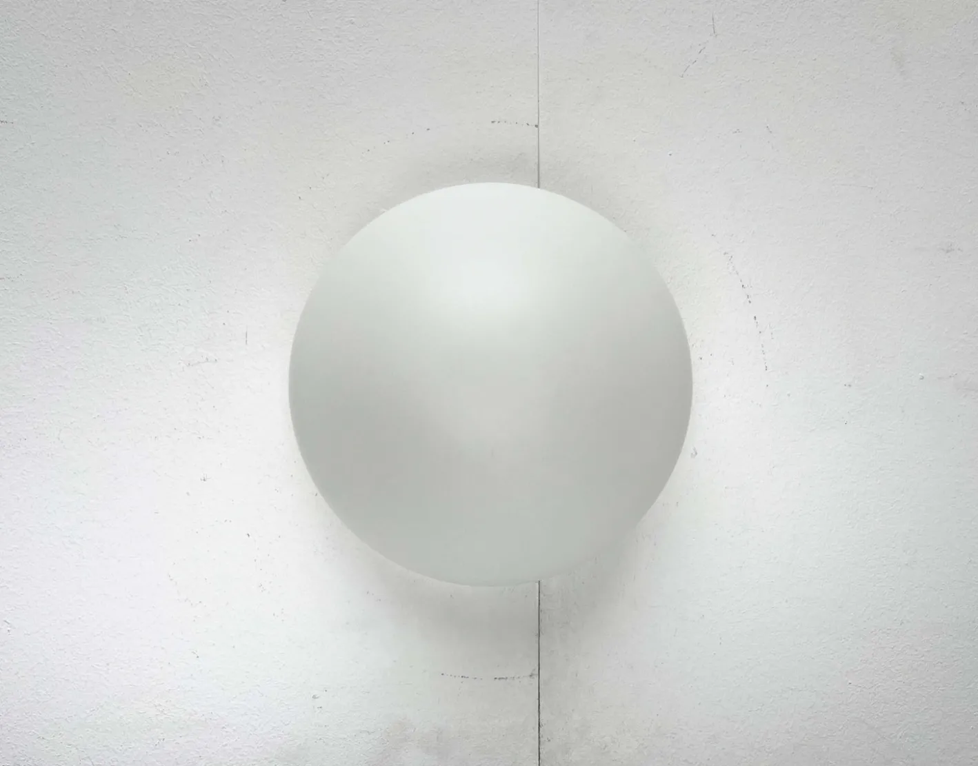Minimalistische Mid-Century Modern Decken- oder Wandlampe von Wilhelm Wagenfeld für Lindner, 1950er