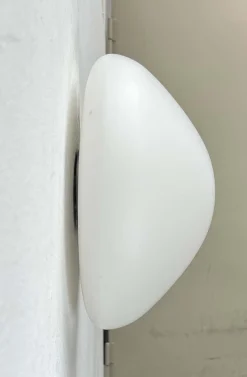 Minimalistische Mid-Century Modern Decken- oder Wandlampe von Wilhelm Wagenfeld für Lindner, 1950er