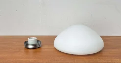 Minimalistische Mid-Century Modern Decken- oder Wandlampe von Wilhelm Wagenfeld für Lindner, 1950er