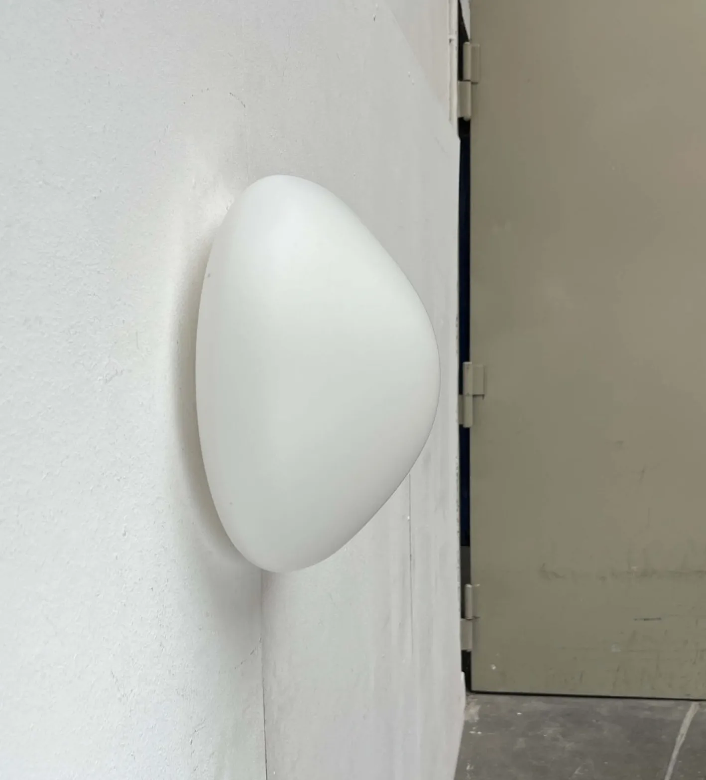 Minimalistische Mid-Century Modern Decken- oder Wandlampe von Wilhelm Wagenfeld für Lindner, 1950er