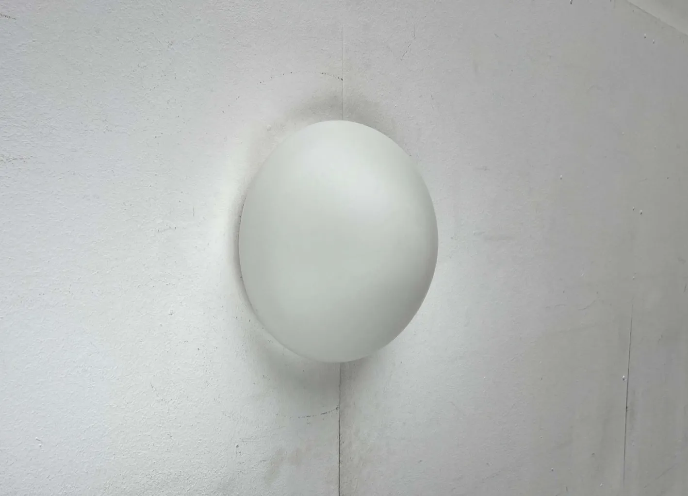 Minimalistische Mid-Century Modern Decken- oder Wandlampe von Wilhelm Wagenfeld für Lindner, 1950er