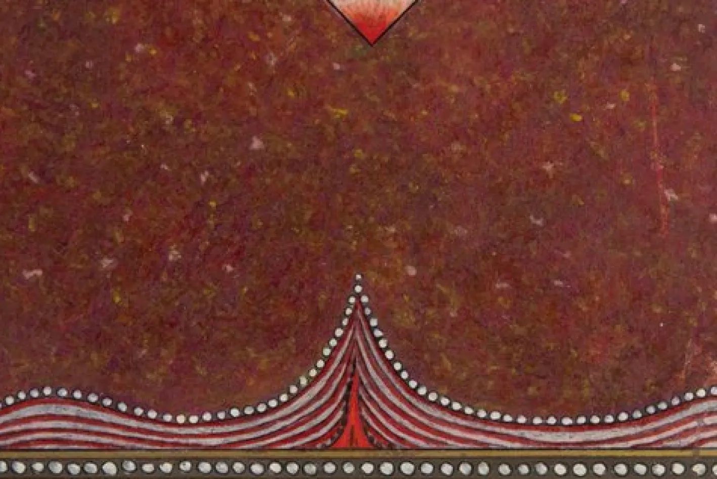 Mino Meno, Pentacle, 1970er, Ölgemälde auf Sperrholz