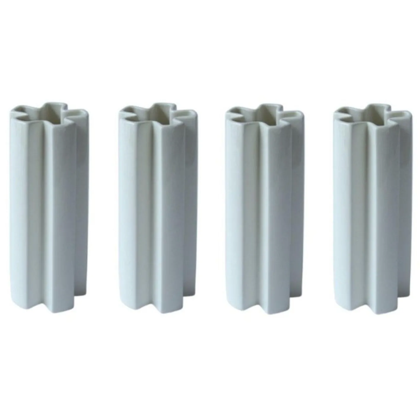 Mittelgroße KYO Star Vasen aus Keramik von Mazo Design, 4 . Set