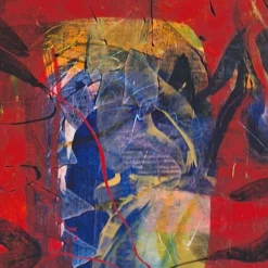 Monika Rossa, Abstraction, 2026, Ölgemälde auf Leinwand