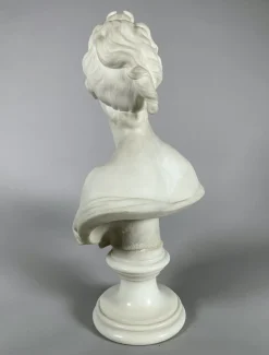 Nach Jean-Antoine Houdon Diana Büste aus Marmor, 19. Jh