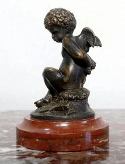 Nach L. Kley, L'Amour enchaîné, 19. Jh., Bronzeskulptur