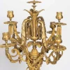 Napoleon III Kaminsims-Set aus vergoldeter Bronze, 3er Set