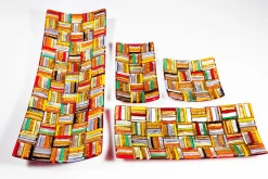 Ormesino R30 Schale aus buntem Muranoglas von Stefano Birello für VeVe Glas, 2019