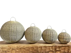 Outdoor Laterne aus Rattan-Kunststoff, 2010er