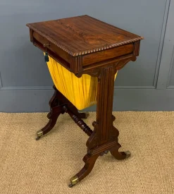 Palisander Arbeitstisch aus der Regency Periode, 1810