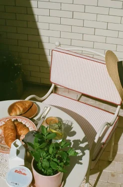 Panarea Sessel aus Isola mit graubraunem & cremefarbenem Bezug von Ceraudo, 2010er