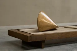 Paul Schatz, Oloid, 2000er, Patiniertes Sandgussmessing