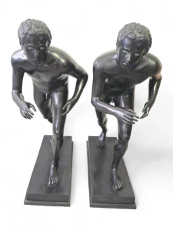 Pompeji Läufer Skulpturen nach dem 1. Jh. v. Chr. Originale, 1990, 2er Set