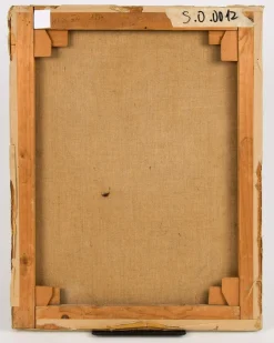 Portrait of Lady - Original Öl auf Leinwand von Carlo Socrate - 1930 1930