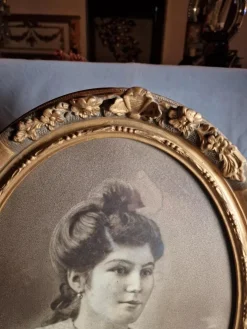 Porträt einer Frau, 1900, Silbergelatineabzug, gerahmt