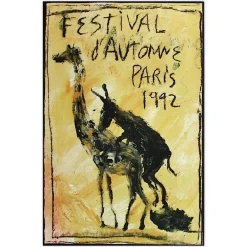 Poster für das Herbstfest von Miquel Barcelo, 1992