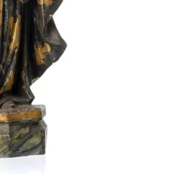Religiöse Künstlerin, Holzskulptur der Heiligen Rita, 18. Jh