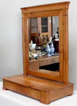 Restaurationszeitraum Kirschholz Psyche Schrank, 1800s