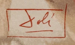 Salvador Dali, Vergils Vorwurf, 1964, Original Holzschnitt