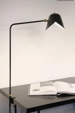 Saturn Tischlampe von Serge Mouille