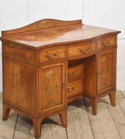 Schminktisch aus lackiertem Satinholz, 1890er