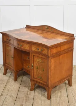 Schminktisch aus lackiertem Satinholz, 1890er