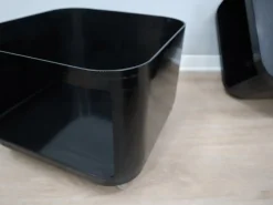 Schwarzer Modularer Componibili 4970 Servierwagen von Anna Castelli Ferrieri für Kartell, 1960er