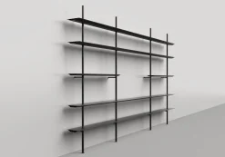 Schwarzes Hypostyla System 6 von Oscar Tusquets & Lluis Clotet für BD Barcelona