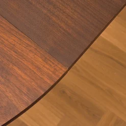 Schwedischer Runder Esstisch aus Teak, 1950