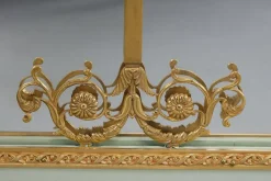 Screen Raumteiler mit Spiegeln auf jeder Platte aus Lackiertem Holz & Vergoldeter Bronze, 1880