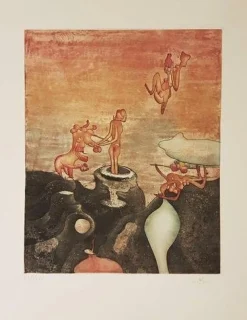 Sebastian Matta, Così Fan Tutte, 1970er, Radierung