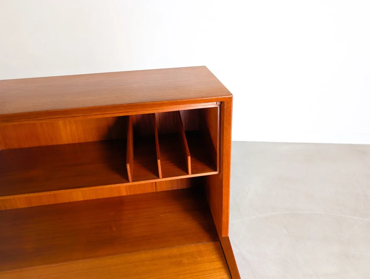 Sekretär aus Teak von Peter Hvidt & Orla Mølgaard-Nielsen für Søborg Møbelfabrik