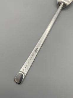 925 Silber Gabel und Löffel von Carlo Scarpa für Cleto Munari, 1977, 2er Set