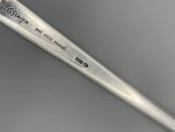 925 Silber Gabel und Löffel von Carlo Scarpa für Cleto Munari, 1977, 2er Set