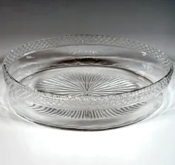 Silberner Jugendstil Jardinière mit geschliffenem Glaseinsatz von Wilhelm Binder, Deutschland, 1900er