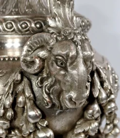 Silberner Krug im Louis XVI Stil, 19. Jh.